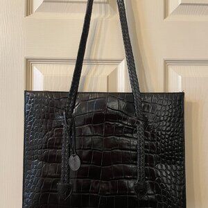 Shannon Diego Black Leather Bag